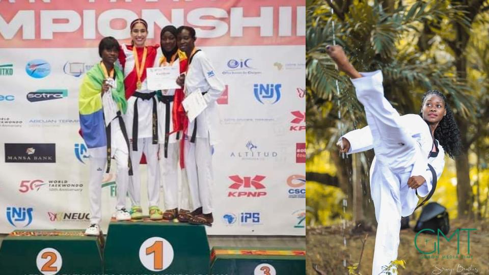 Championnat D Afrique De Taekwondo Atora Eyeghe En Argent