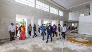 Le Président de la Transition, le Général Brice Clotaire Oligui Nguema en visite des chantiers à Franceville