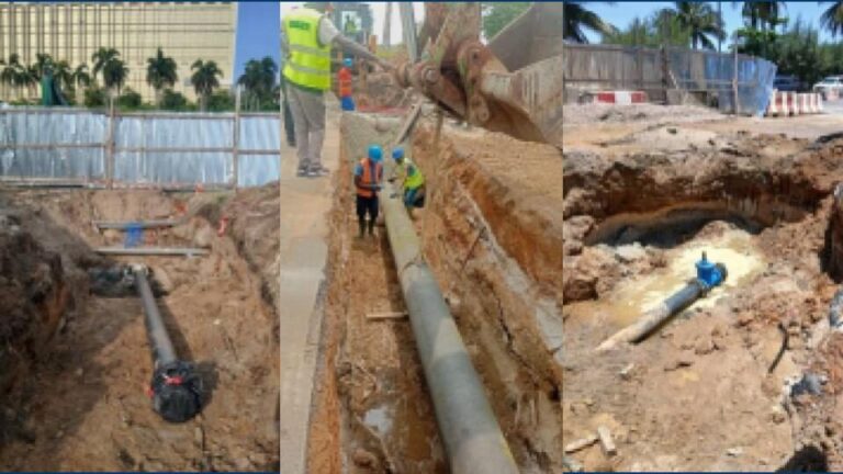 Seteg SEEG : travaux de mise en conformité de la conduite DN 200 E sur le ...